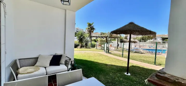 Short-term rent of ground floor apartment in Riviera del Sol 1