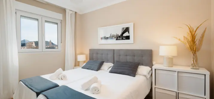 Долгосрочная аренда апартаментов на среднем этаже в Málaga Centro 3