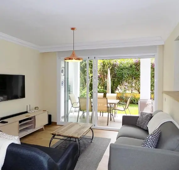 Short-term rent of ground floor apartment in Marbella