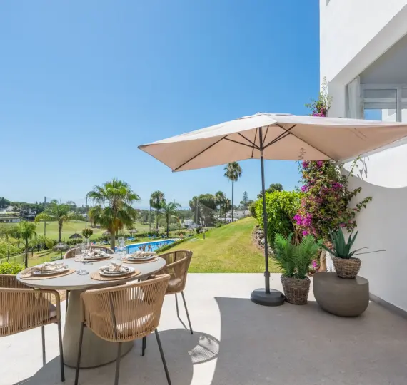 Long-term rent of ground floor apartment in Nueva Andalucía