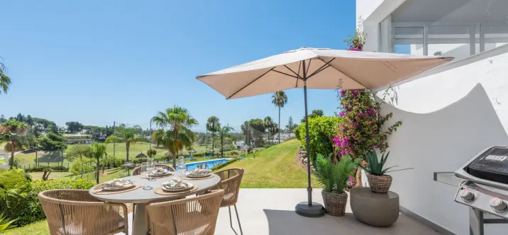 Long-term rent of ground floor apartment in Nueva Andalucía 1