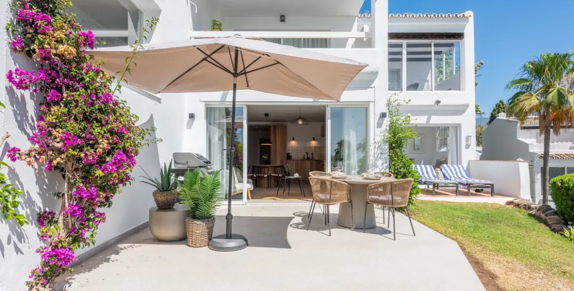 Long-term rent of ground floor apartment in Nueva Andalucía 15