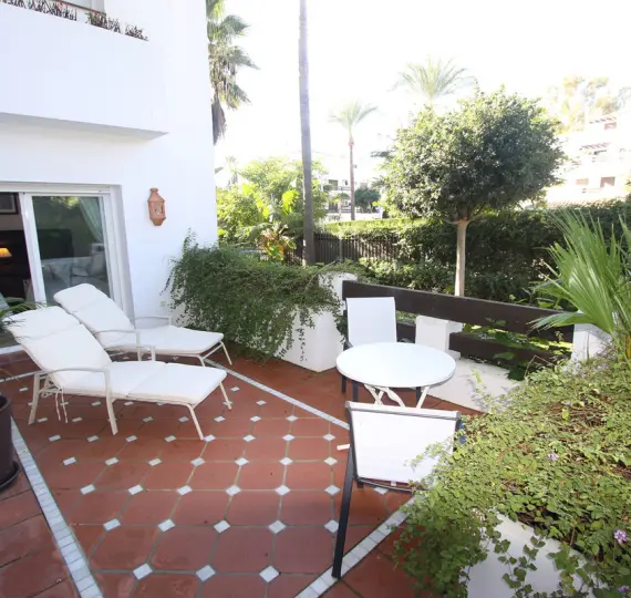 Short-term rent of ground floor apartment in Marbella