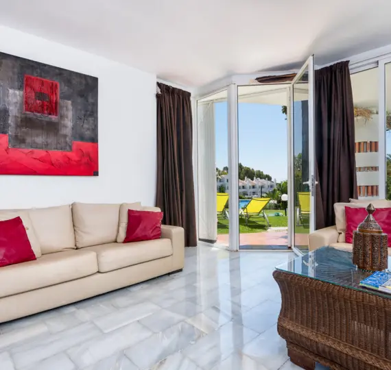 Short-term rent of ground floor apartment in Calahonda