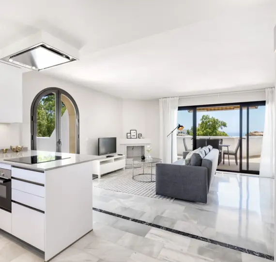 Alquiler a corto plazo de ático en Calahonda