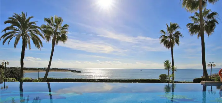 Short-term rent of ground floor apartment in Estepona 0