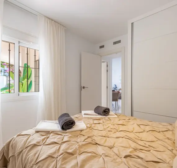 Short-term rent of ground floor apartment in Nueva Andalucía