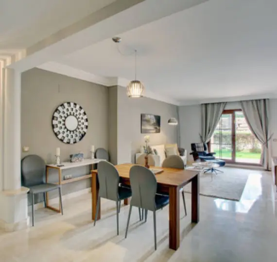 Short-term rent of ground floor apartment in Benahavís