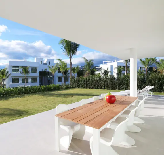 Short-term rent of ground floor apartment in Benahavís