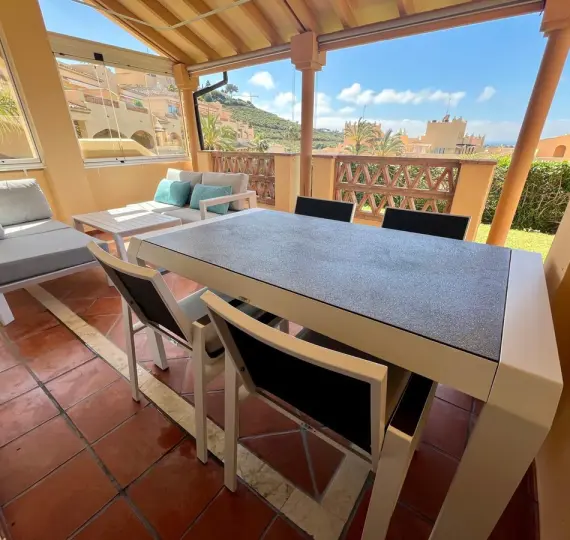 Short-term rent of ground floor apartment in Elviria