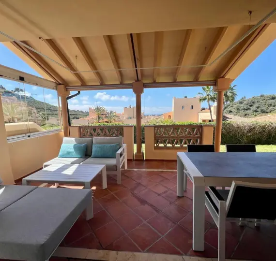 Short-term rent of ground floor apartment in Elviria