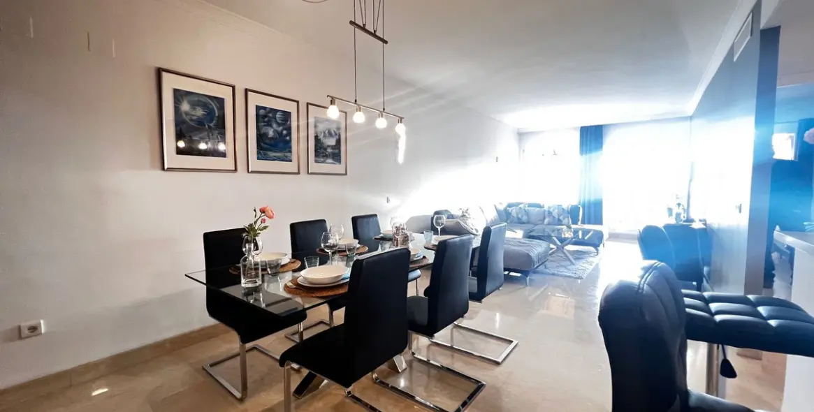 Short-term rent of ground floor apartment in Elviria 9