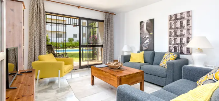 Short-term rent of ground floor apartment in Calahonda 1