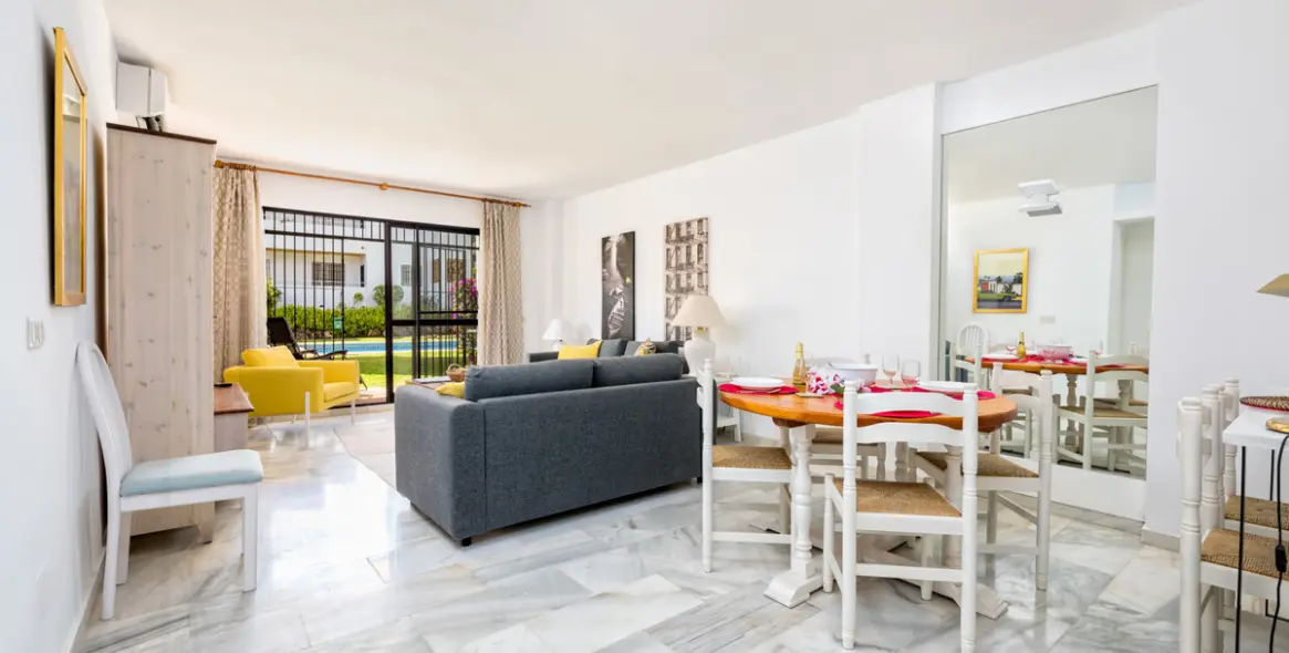 Краткосрочная аренда апартаментов на первом этаже в Calahonda 11