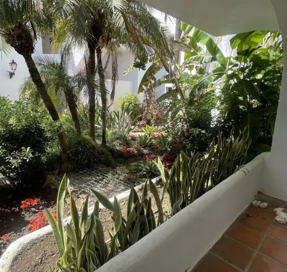 Short-term rent of ground floor apartment in Nueva Andalucía