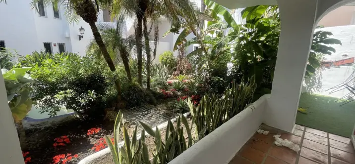 Short-term rent of ground floor apartment in Nueva Andalucía 1