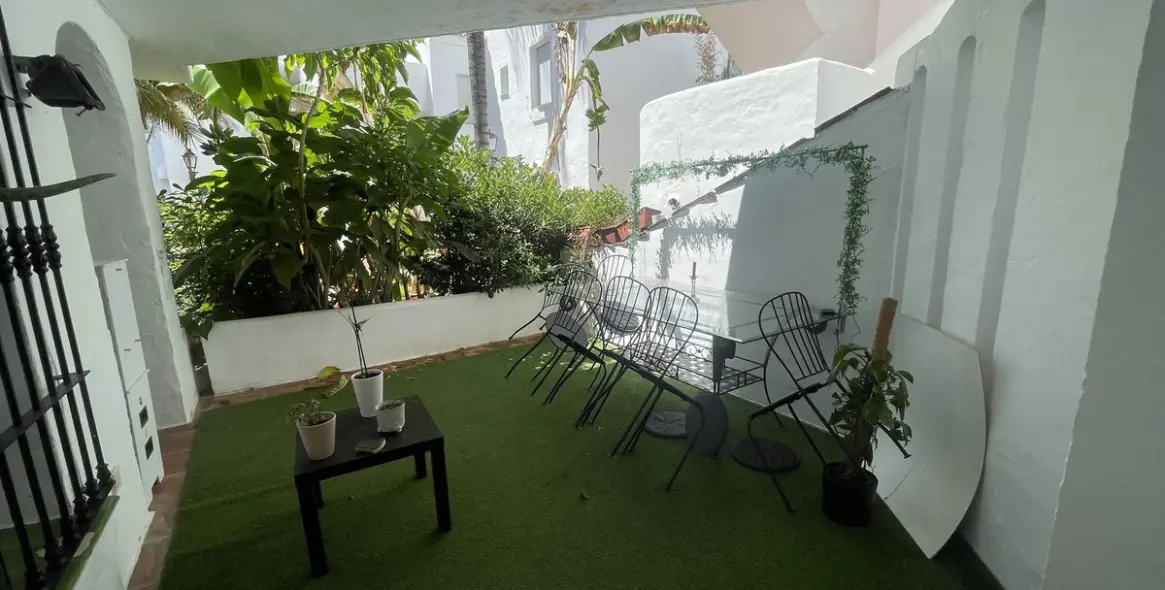 Short-term rent of ground floor apartment in Nueva Andalucía 3