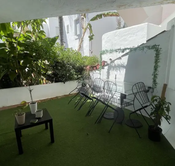 Short-term rent of ground floor apartment in Nueva Andalucía