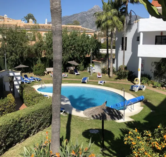 Short-term rent of ground floor apartment in Nueva Andalucía