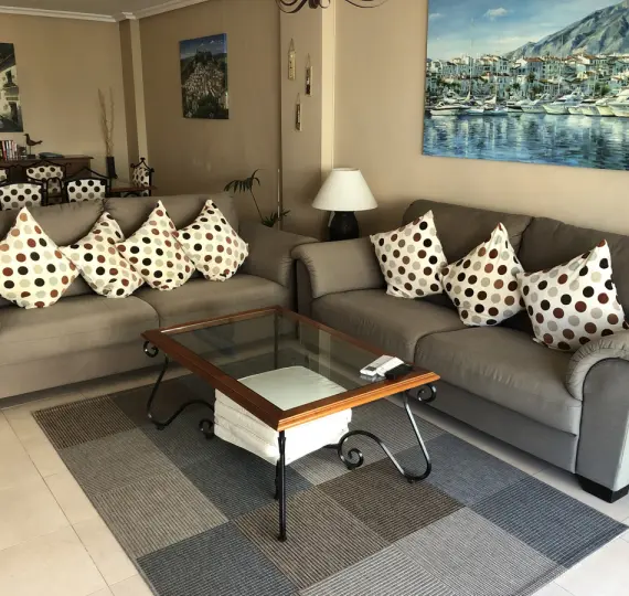 Short-term rent of ground floor apartment in Nueva Andalucía