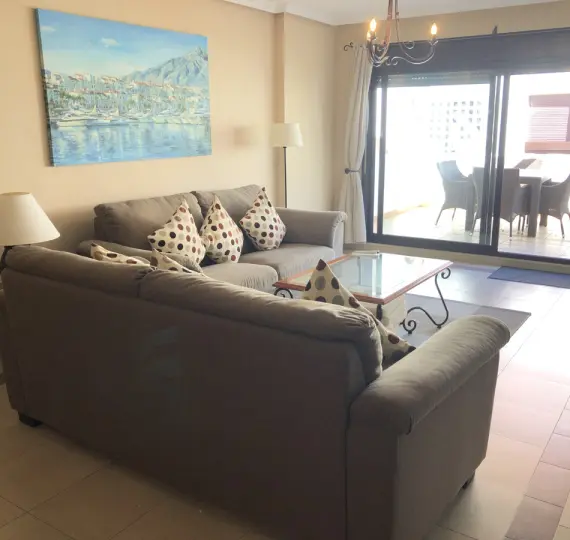Short-term rent of ground floor apartment in Nueva Andalucía
