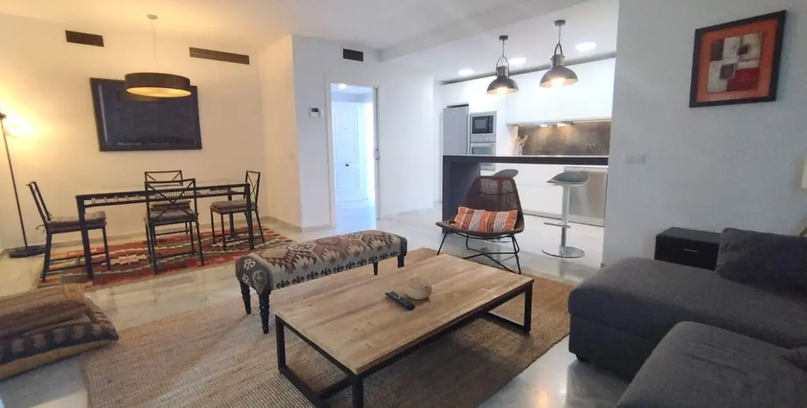 Short-term rent of ground floor apartment in Nueva Andalucía 5