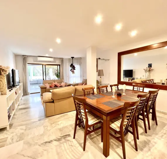 Long-term rent of ground floor apartment in Elviria