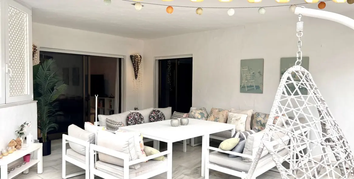 Long-term rent of ground floor apartment in Elviria 19