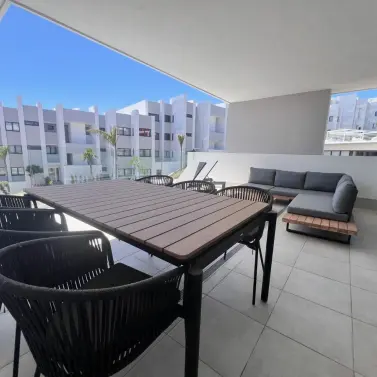 Short-term rent of middle floor apartment in Manilva