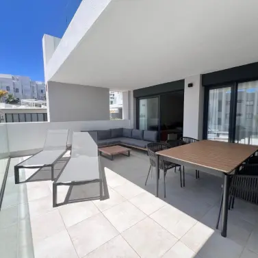 Short-term rent of middle floor apartment in Manilva