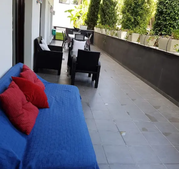 Short-term rent of ground floor apartment in Estepona