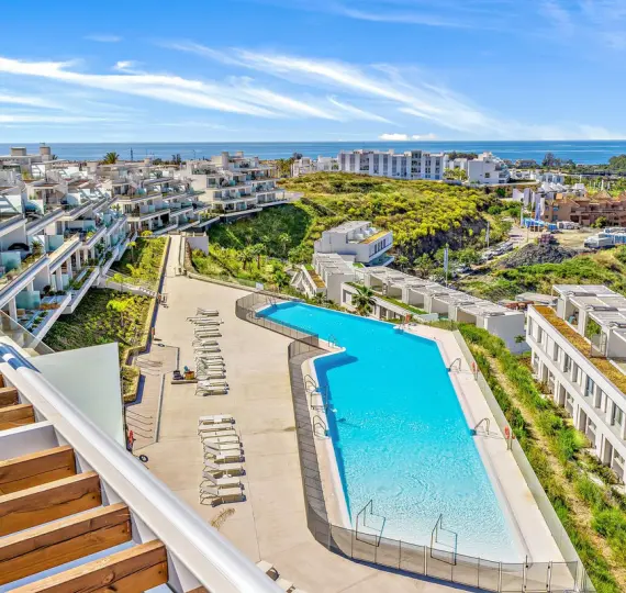 Short-term rent of middle floor apartment in Cancelada