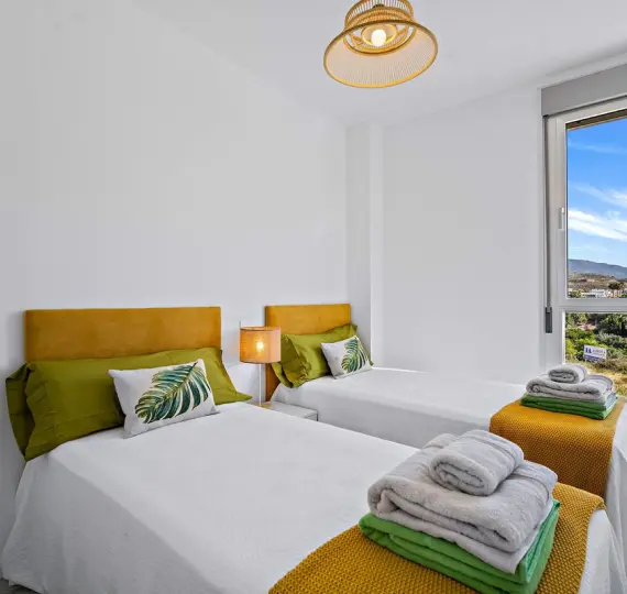 Short-term rent of middle floor apartment in Cancelada