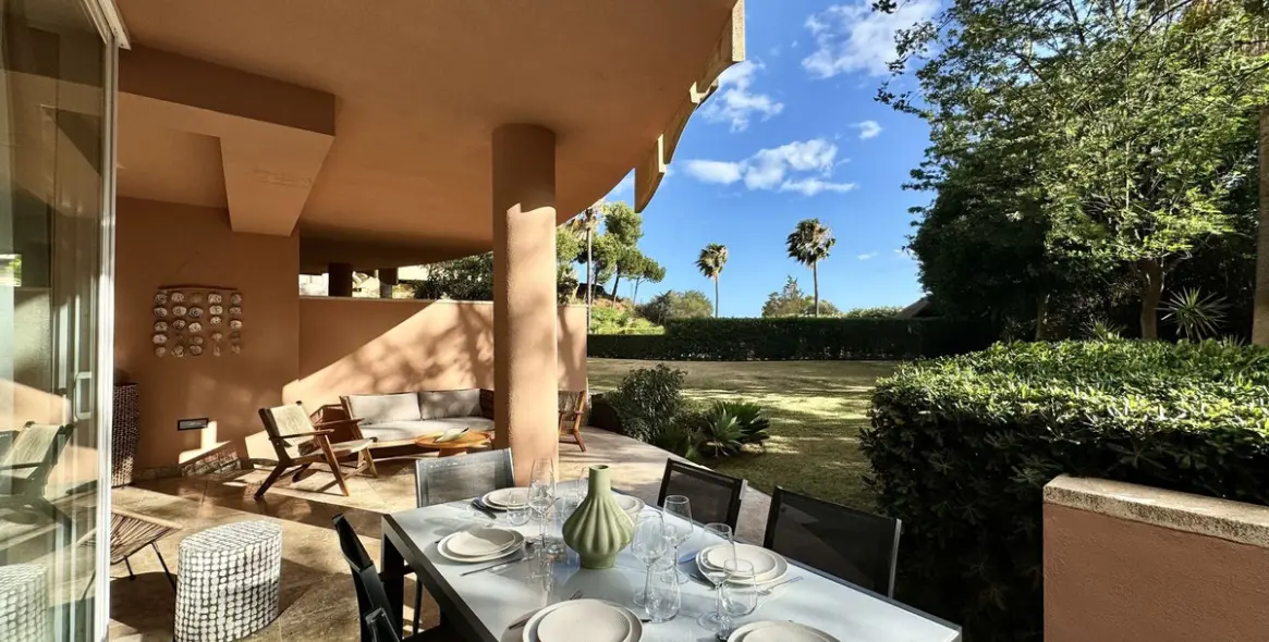 Short-term rent of ground floor apartment in Nueva Andalucía 2