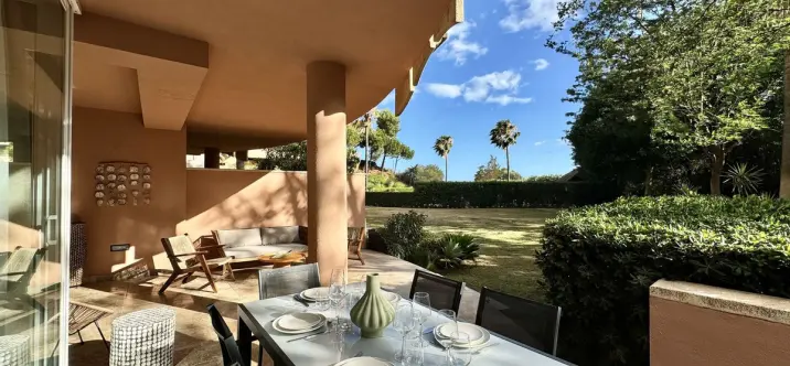 Short-term rent of ground floor apartment in Nueva Andalucía 1