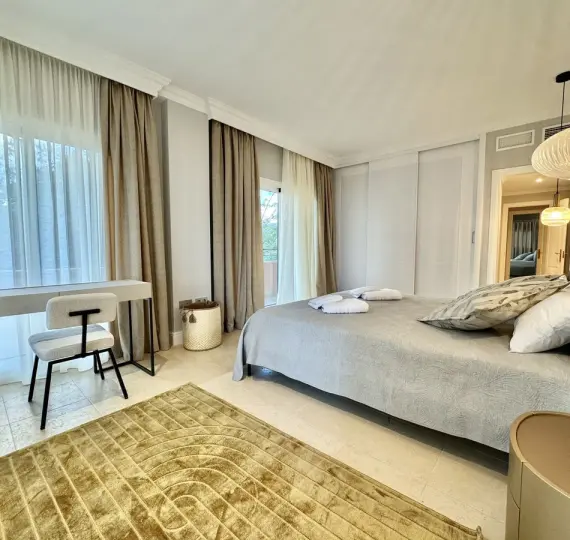 Short-term rent of ground floor apartment in Nueva Andalucía