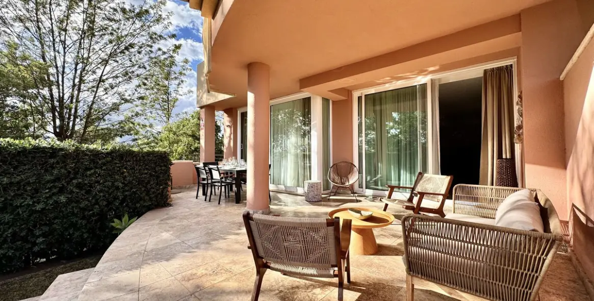 Short-term rent of ground floor apartment in Nueva Andalucía 10