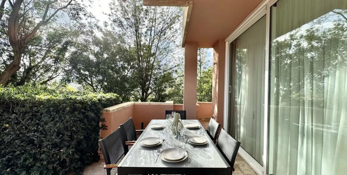 Short-term rent of ground floor apartment in Nueva Andalucía 14