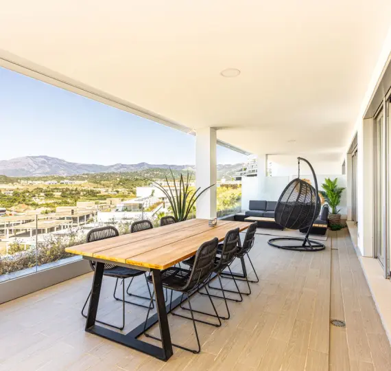 Short-term rent of ground floor apartment in Cancelada