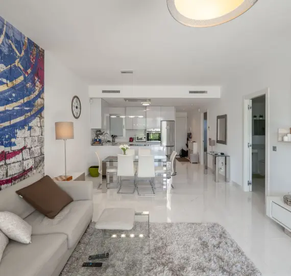 Short-term rent of ground floor apartment in Cancelada