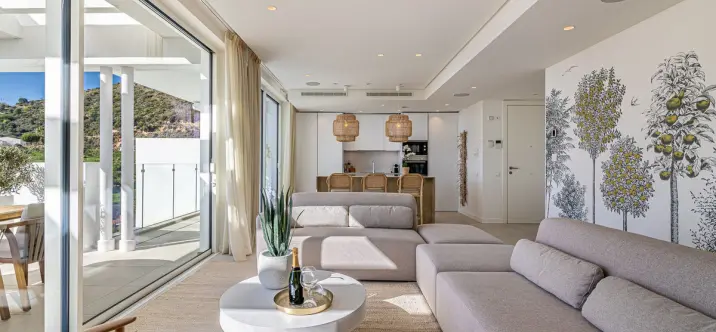 Alquiler a corto plazo de apartamento en planta media en Ojén 4