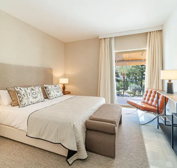 Short-term rent of middle floor apartment in Puerto Banús