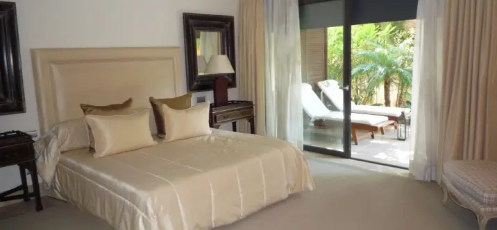 Short-term rent of ground floor apartment in Los Monteros 1