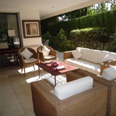 Short-term rent of ground floor apartment in Los Monteros