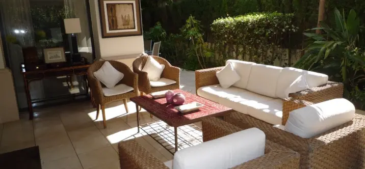 Short-term rent of ground floor apartment in Los Monteros 4