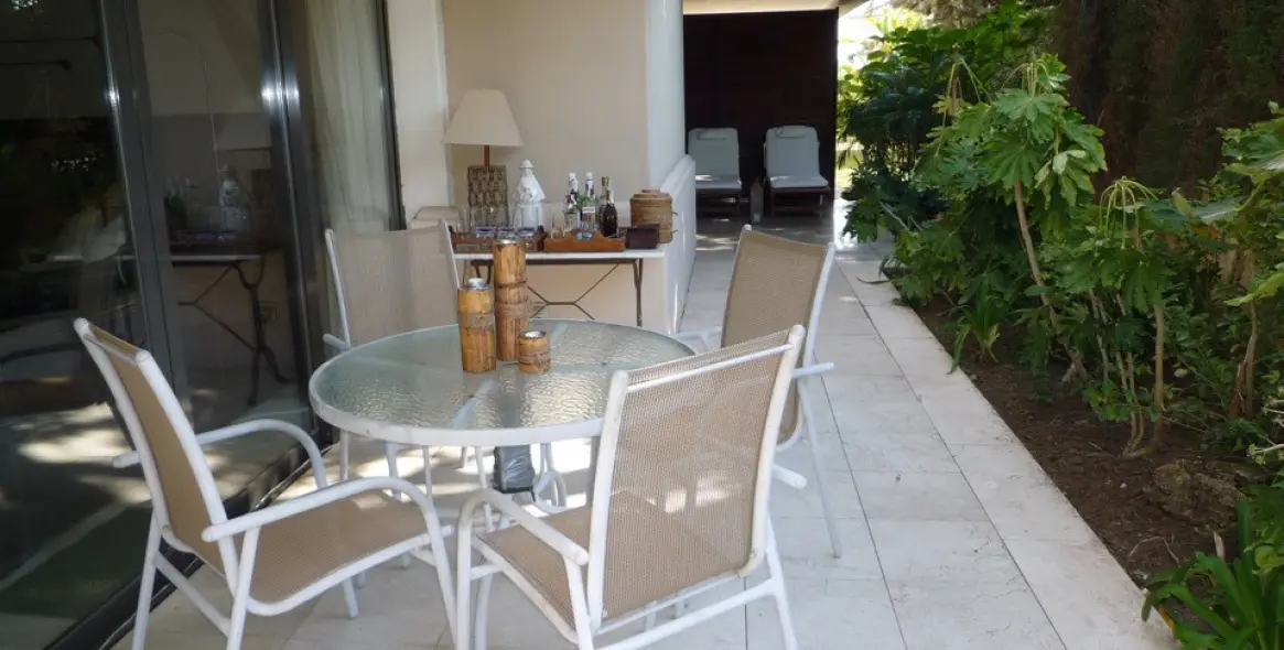 Short-term rent of ground floor apartment in Los Monteros 24