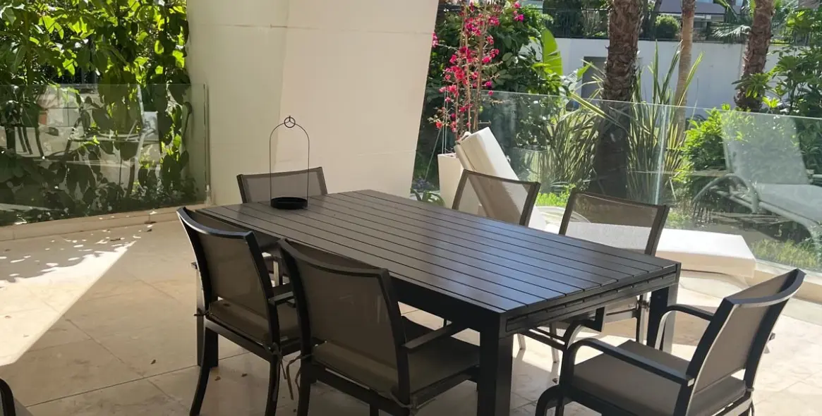 Long-term rent of ground floor apartment in Cabopino 20