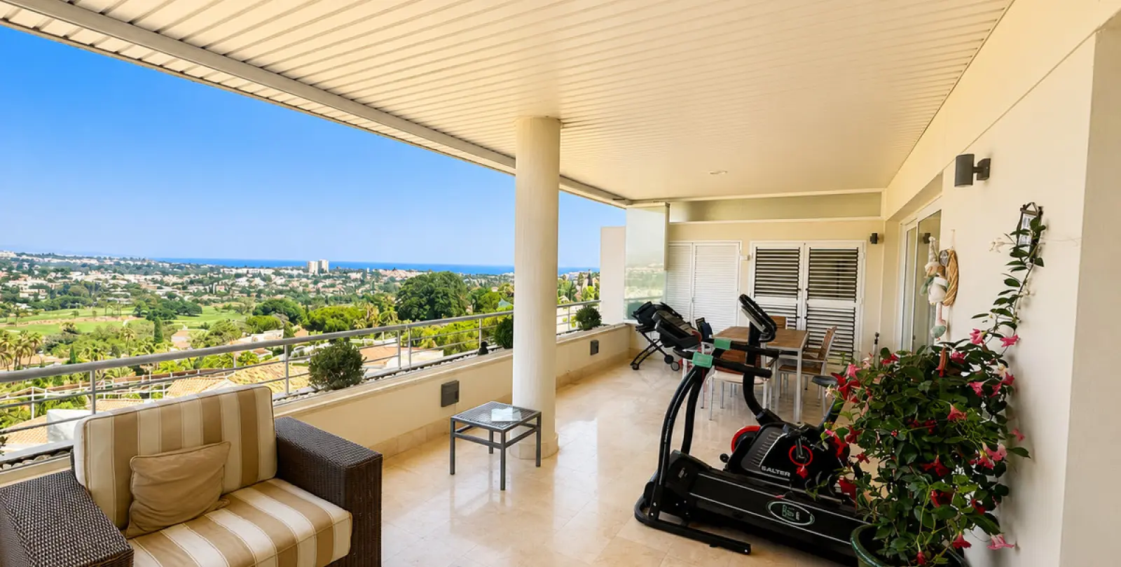 Short-term rent of middle floor apartment in Nueva Andalucía 4