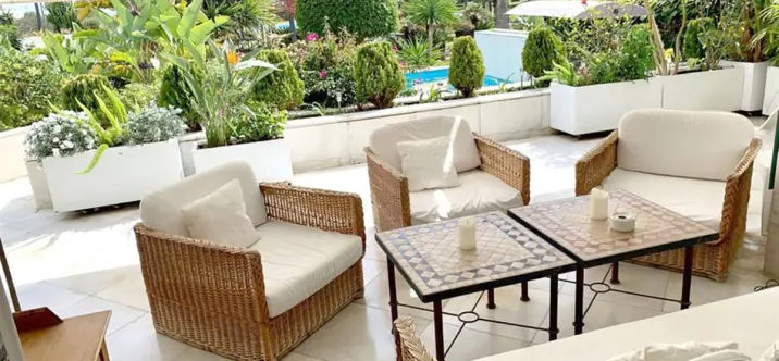 Short-term rent of ground floor apartment in Puerto Banús 1