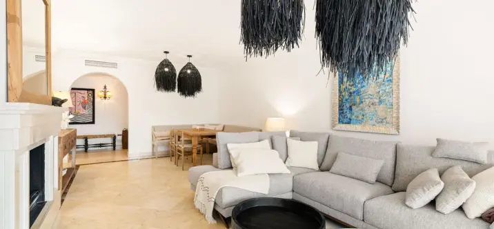 Short-term rent of ground floor apartment in Puerto Banús 1